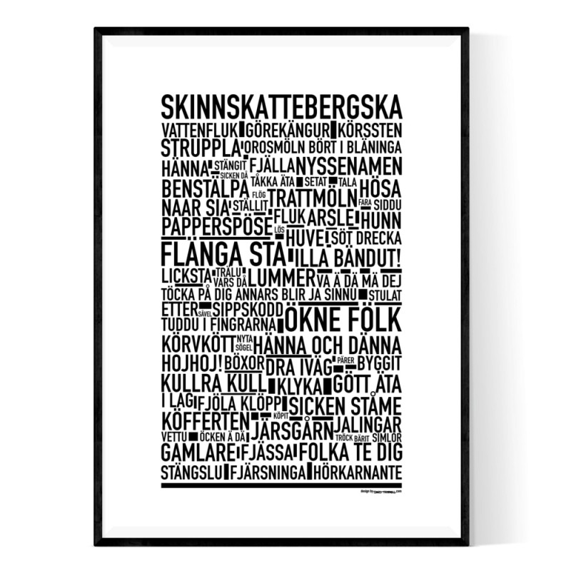 Skinnskattebergska Poster