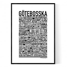 Götebosska Poster