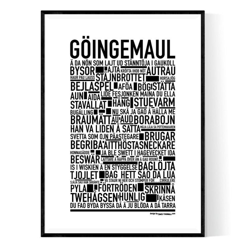 Göingemaul Poster
