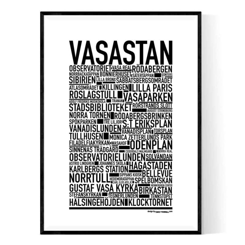 Vasastan Stockholm Poster