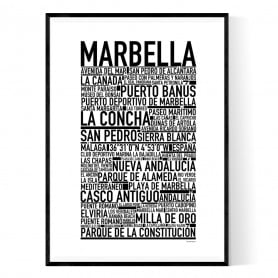 Marbella San Pedro Poster