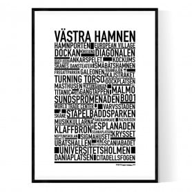 Västra Hamnen Poster
