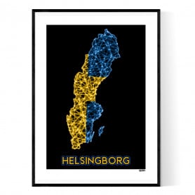 Helsingborg Färgkarta Poster