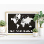 Hallstahammar Världskarta