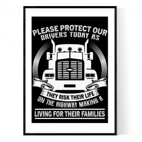 TRUCK DRIVERS POSTER