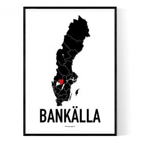 Bankälla Heart Poster