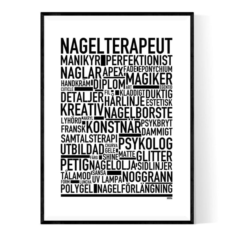Nagelterapeut Poster