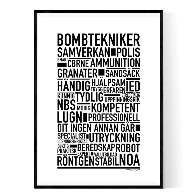 Bombtekniker Poster