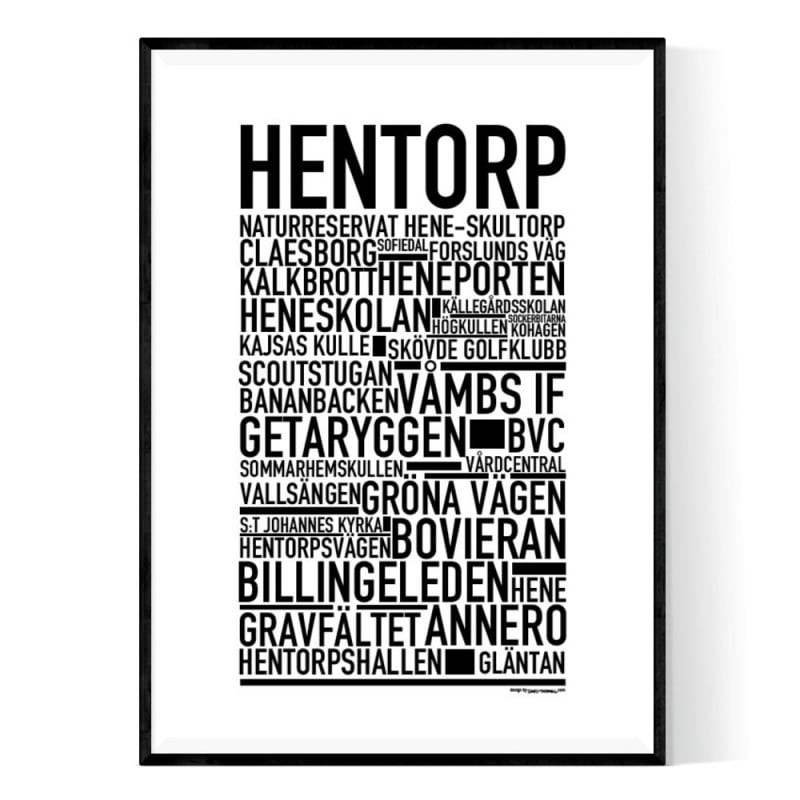 Hentorp Poster