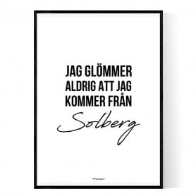 Från Solberg Poster
