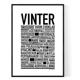 Vinter Årstid Poster