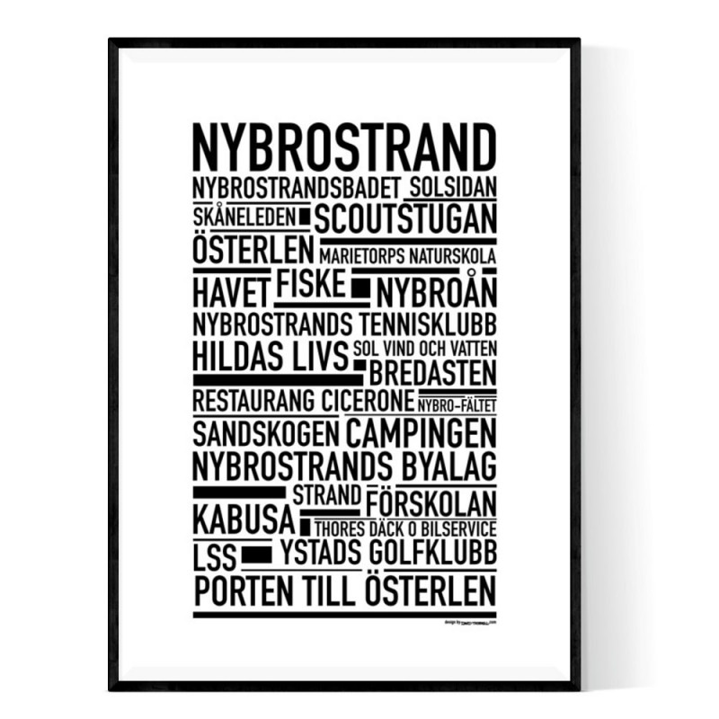 Nybrostrand Poster