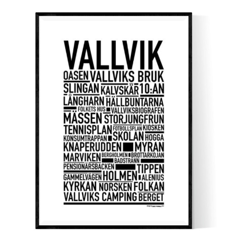 Vallvik Poster