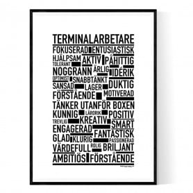 Terminalarbetare Poster