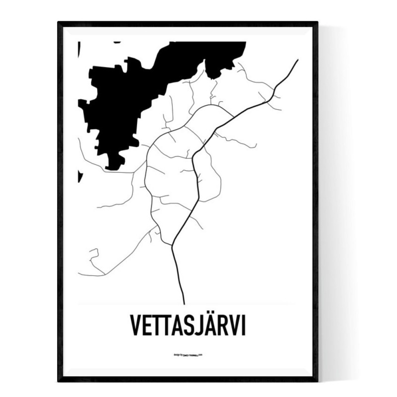 Vettasjärvi Karta