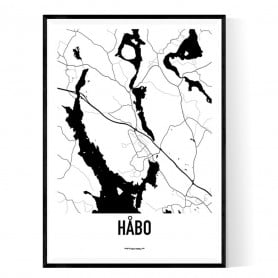 Håbo Karta