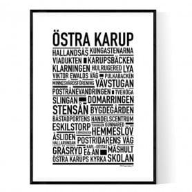Östra Karup Poster