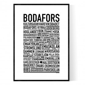 Bodafors Poster