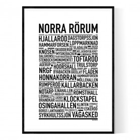 Norra Rörum Poster