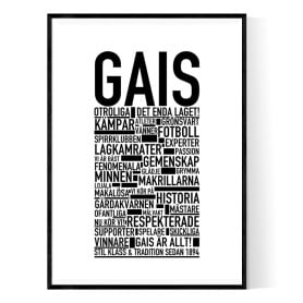 Gais Fotboll Poster