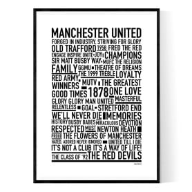 Manchester United 1878 Poster