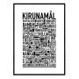 Kirunamål Poster