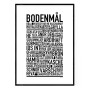 Bodenmål Poster