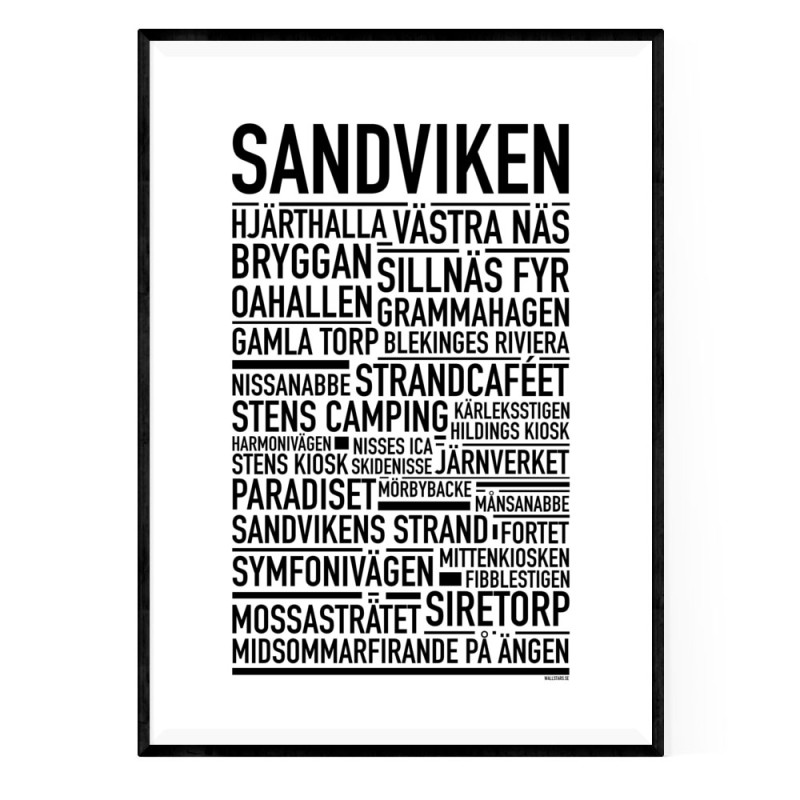 Sandviken (Sölvesborg) Poster