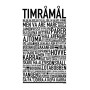 Timråmål Poster