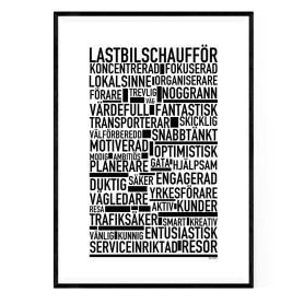 Lastbilschaufför Poster