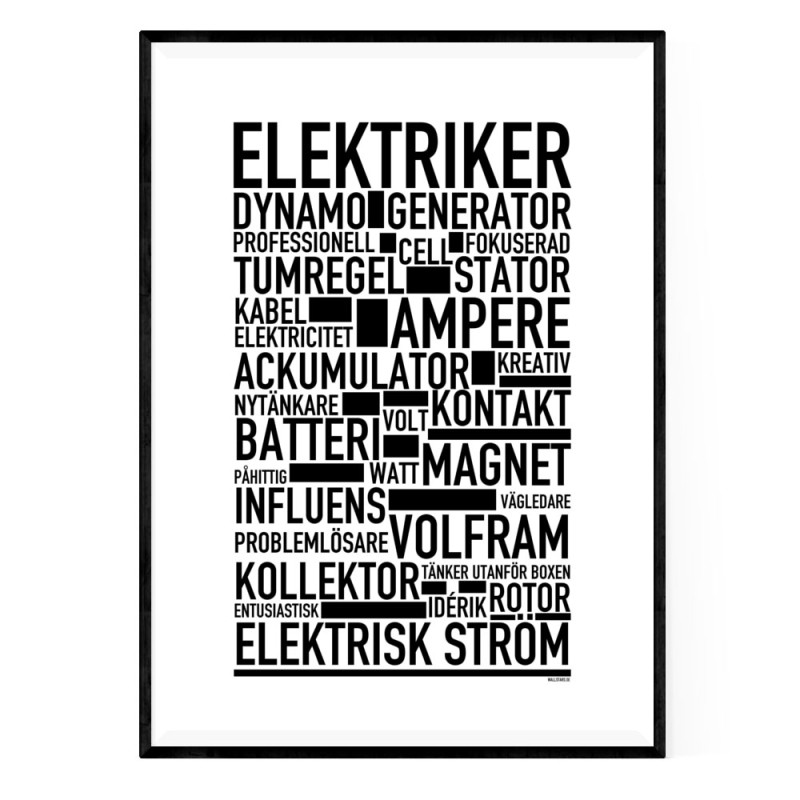 Elektriker Poster