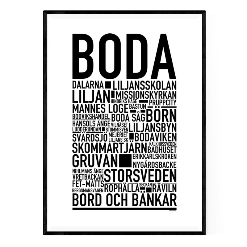 Boda Svärdsjö Poster