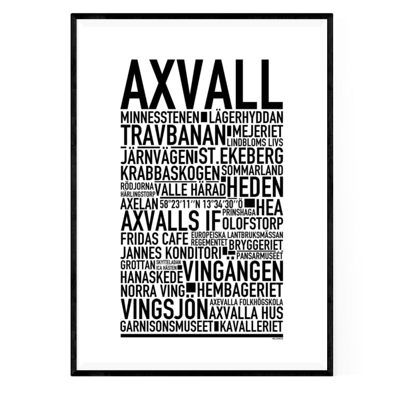 Axvall Poster