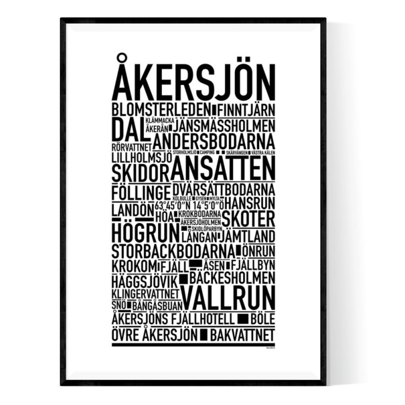 Åkersjön Poster