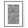 Fågelmara Poster