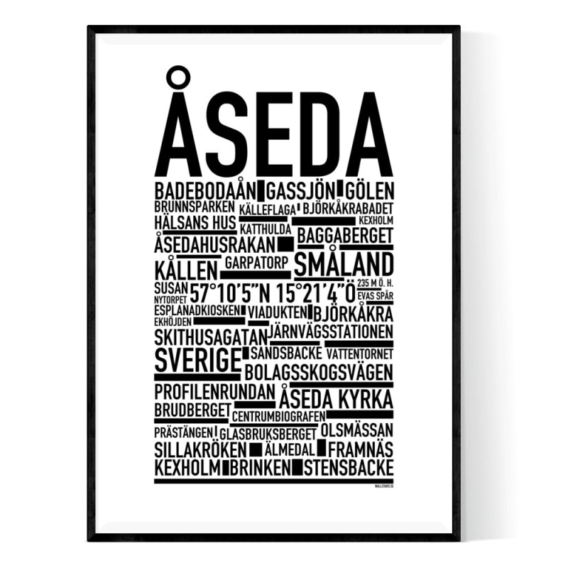 Åseda Poster