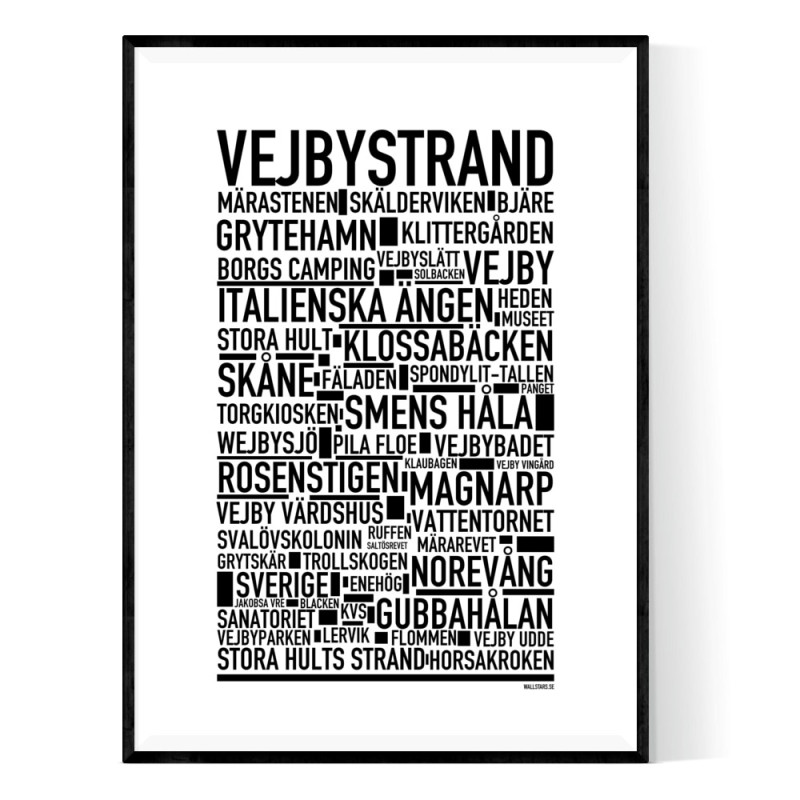 Vejbystrand Poster
