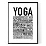 Yoga tavla. Posters om Yoga.