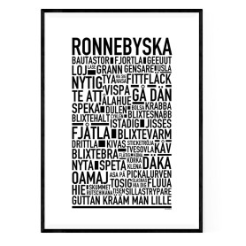 Ronnebyska Poster