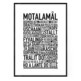 Motalamål Poster