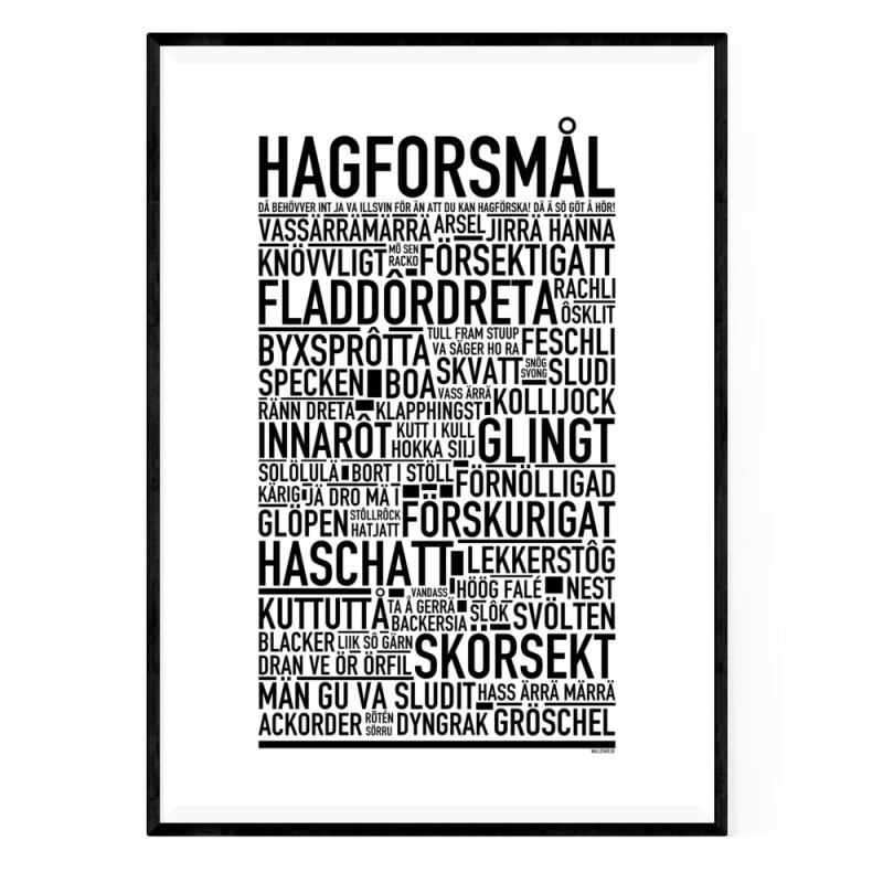 Hagforsmål Poster