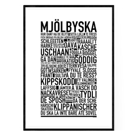 Mjölbyska Poster