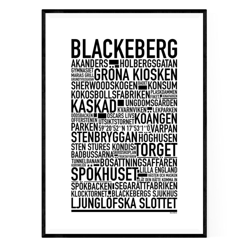 Blackeberg Poster