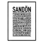 Sandön Poster