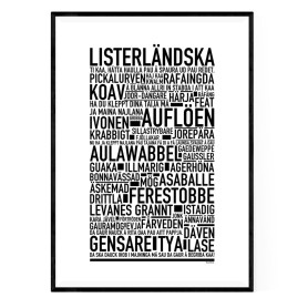 Listerländska Poster
