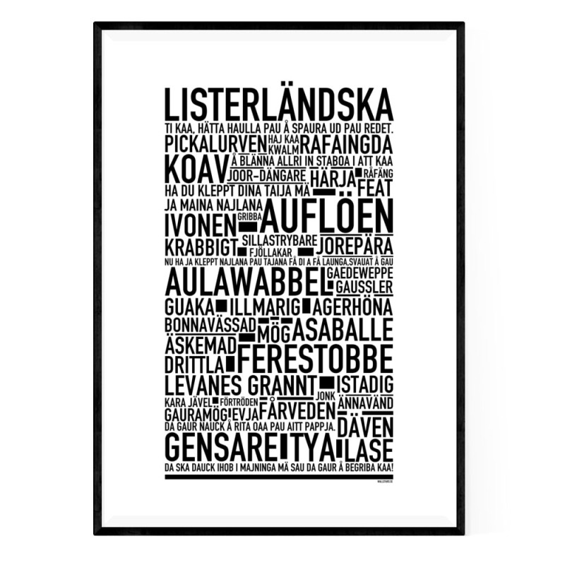 Listerländska Poster