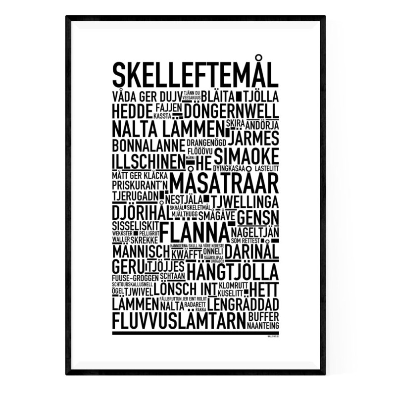 Skelleftemål Poster