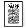 Påarp Poster