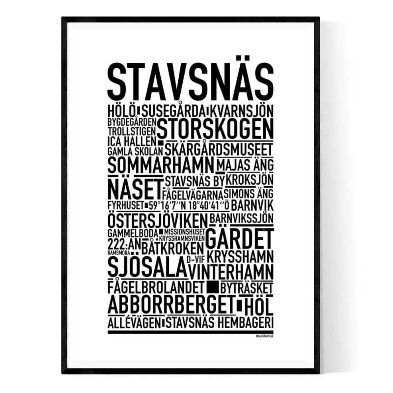 Stavsnäs Poster