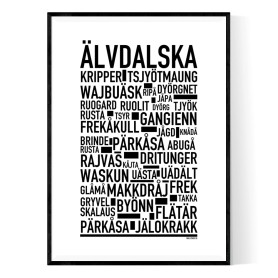 Tavla om Älvdalska